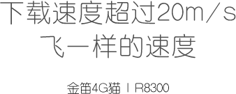 下载速度超过20m/s，像飞一样的速度